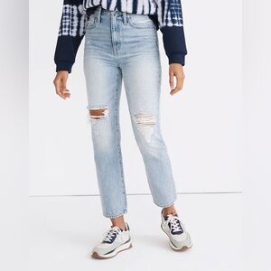 Madewell The Perfect Vintage Jean in Calabria Wash Distressed Edition Size 23